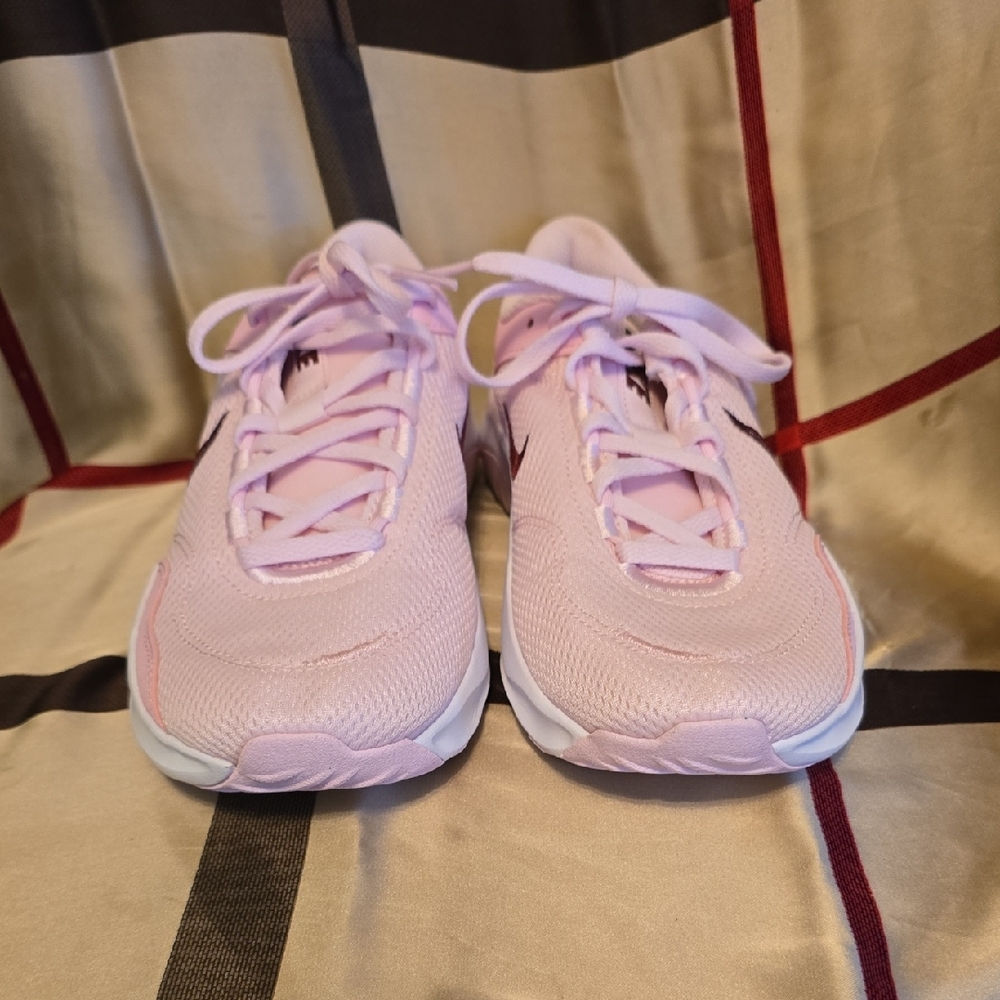 Nike Pink Foam and Dark Team Red Sneakers